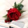 Artificial flowers "Rose Trio" 10x65 cm, burgundy