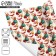 Glossy packaging paper "New Year's toys", 70 x 100 cm, New Year