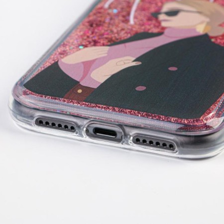 IPhone 11 Pro phone case with sparkles inside Ambition, 7.14 × 14.4 cm-2