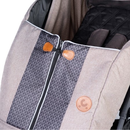 Walking stroller Acarto Antero, Sandy color-10