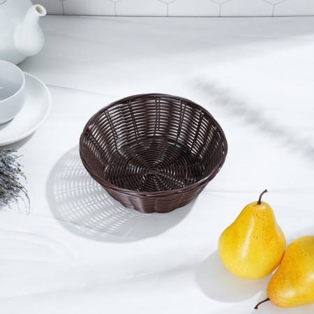 Basket for fruits and bread of the share "Choco", 18 × 18 × 6 cm-5