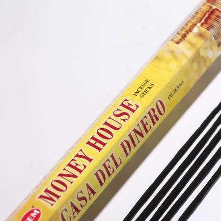 Incense hem "Money house hexa Cash House", 20 wands in packaging, hexagon-1