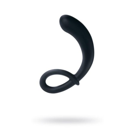 Mystim Curving Curving Electrostimulator, silicone, black color, 13 cm
