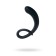 Mystim Curving Curving Electrostimulator, silicone, black color, 13 cm