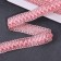 Decorative braid “Samos”, 18 mm, 9.1 ± 0.5 m, pink color