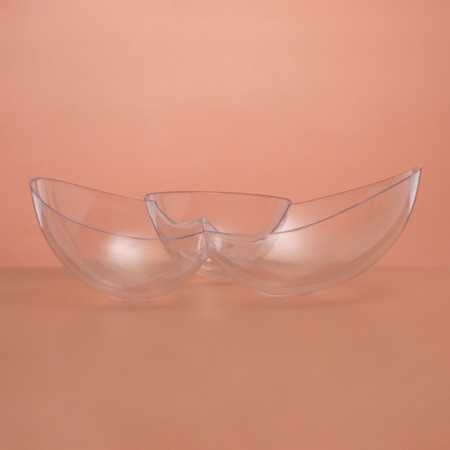 Menzhitsa plastic disposable "bunch", transparent, 15 pcs/units.-2