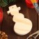 Harvesting for creativity "Snowman in the hat", 5.5x9.4x1.2, pine
