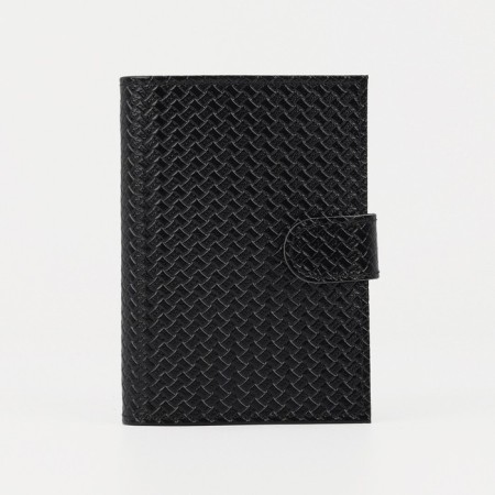 Cover for autoDocations and passports on the button, the color is black