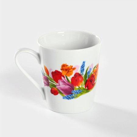 Porcelain mug "May bouquet", 300 ml, d = 8.7 cm-1