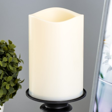 Nightmare "candle on a stand" LED from batteries 2haa black 11x11x28 cm-3