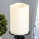 Nightmare "candle on a stand" LED from batteries 2haa black 11x11x28 cm