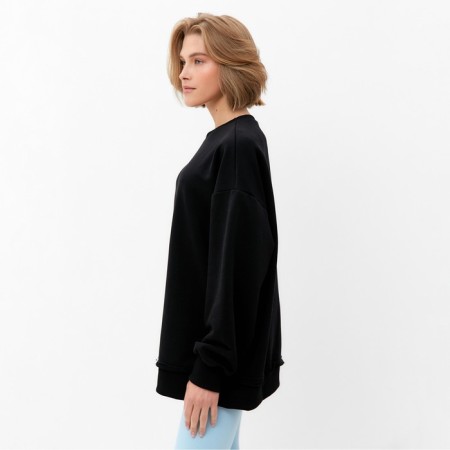 Jumper (sweatshirt) Women's Minaku: Casual Collection Black Color, Rr. 46-2