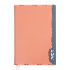 Dated 2025 diary, A5, 176 sheets of Escalada, hard -leather cover, foil embossing, liesse, cream block 70 g/m2, pink
