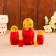 Nesting doll "Zoya", yellow scarf, 5 puppet, 12 cm