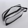 Cosmetic bag with lightning, black color