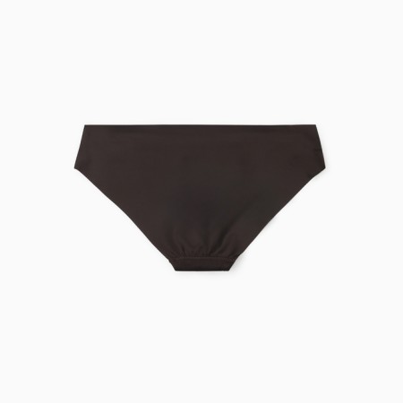 Panties female slips (seamless), chocolate-brown color, rr 44 (s)-2
