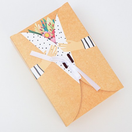 Box Gift team, packaging, “bouquet”, 28 x 18 x 8 cm-1