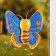 Plastic thermometer window "Butterfly" in the bag