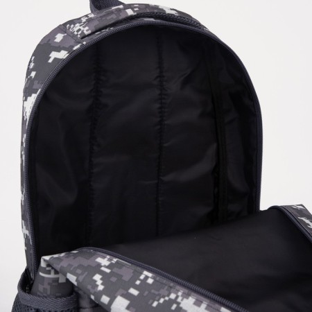 Tourist backpack, 16 l, lightning department, 3 outer pockets, “ZFTS”, color gray/camouflage-5