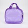 Cosmetic bag with lightning, with handles, purple color