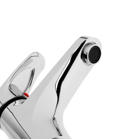 Zein Z3658 sink mixer, single-leaf, pouring height 9 cm, ABS plastic, chrome-2