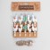 Set of decorative clothespins "Lama" set 10 pcs.