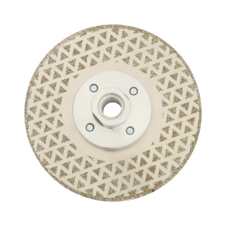 Diamond disk for cutting and grinding tundra, galvanic, continuous, dry cut, 115 mm, M14