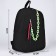 School textile school with pocket, black color, 45x30x15 cm