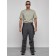 Semi-combinezone ski insulated male winter, size 52, dark gray color