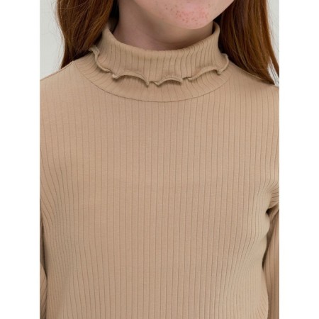 Jumper for girls, height 116 cm, sandy color-6
