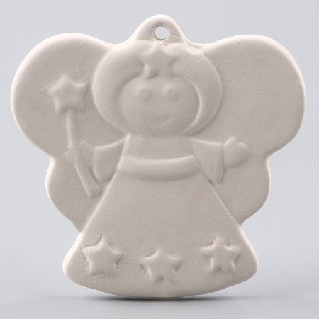 Christmas tree decoration for painting "Angel", with a suspension-3