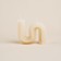 Wax candle, 9.3 × 8 × 2 cm