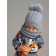 Knitted set for a boy: hat and snood, size 48