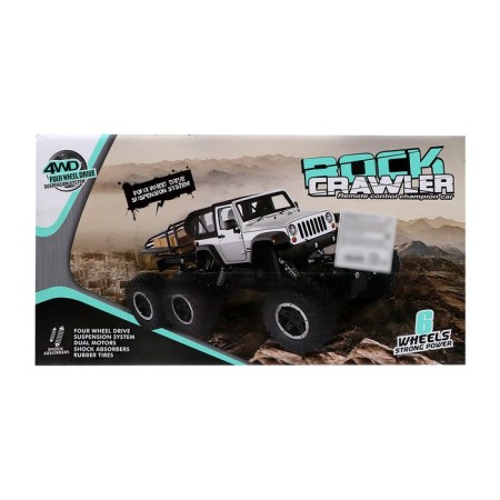 Radio -controlled jeep "Graffiti", 1:16, works on the battery, yellow color-6