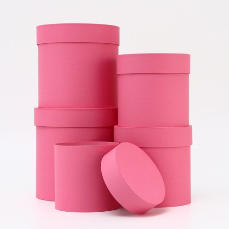 Set of hats 5V1, pink, 20 x 20 - 13 x 13 cm-2
