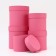 Set of hats 5V1, pink, 20 x 20 - 13 x 13 cm