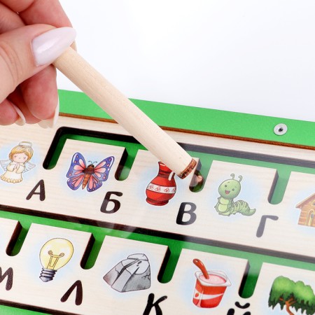 Board game "Labyrinth. Alphabet"-3
