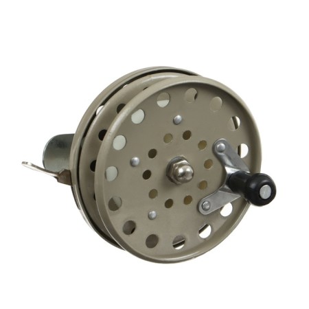 Inertial coil, metal, diameter 6.5 cm, horizontal fastening, gray color, 808-2-5