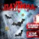 Web decor on the wall "bats"