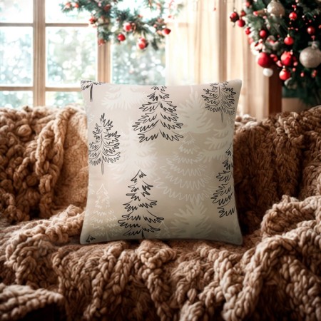 Case on the pillow Ethel "Winter Forest" 40x40cm, 100% of the p/e
