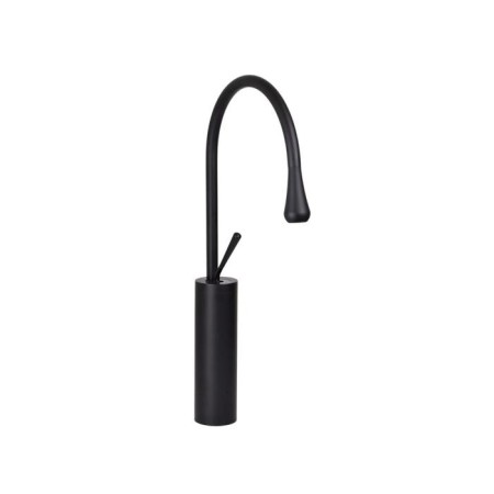 Bronze de Luxe 9015BR shell mixer, single -leaf, pour 200 mm, black/matte