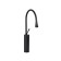 Bronze de Luxe 9015BR shell mixer, single -leaf, pour 200 mm, black/matte