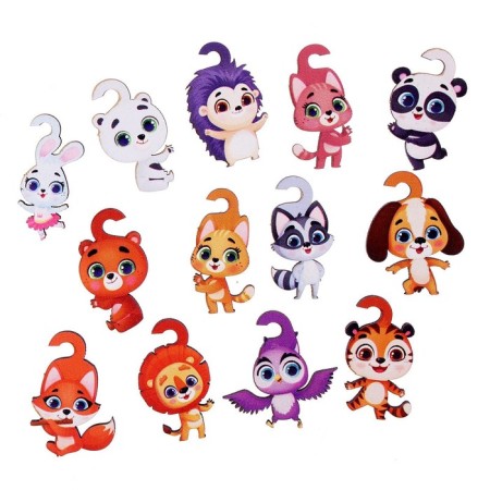 Toy with hooks "animals on the attraction"-3
