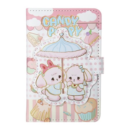 Gift Notebook, A6, 112 sheets, color block, with a curly knife, PVC cover, bunny, mix-4