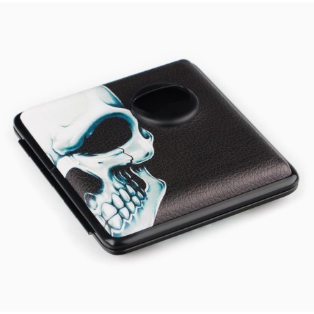 Porusigiger for 20 cigarettes "Skull" with an opener, 9.9 x 10.1 cm-1