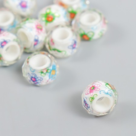 Busina for creativity plastic "Lill - Flowerers" 1.3x1.3x0.8 cm-1