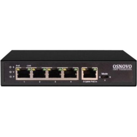 OSNOVO SW-8050/D switch, unguided, 5x10/100/1000Base-T