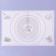 Silicone rug with a spill reinforced "Ermme", 59.5 × 40 cm