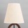 Highway lamp "Konier" 1x40W E27 red walnut 11.5x11.5x27cm