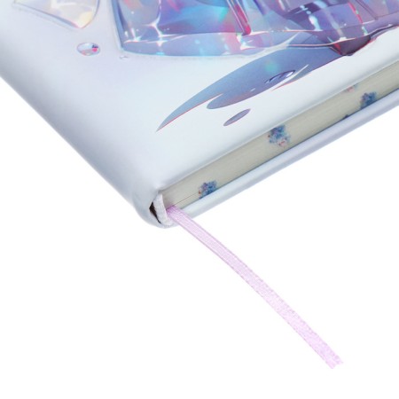 Notebook Gift Book 96l, line, color cut, PVC anime PVC cover (17.7x12.4cm)-4